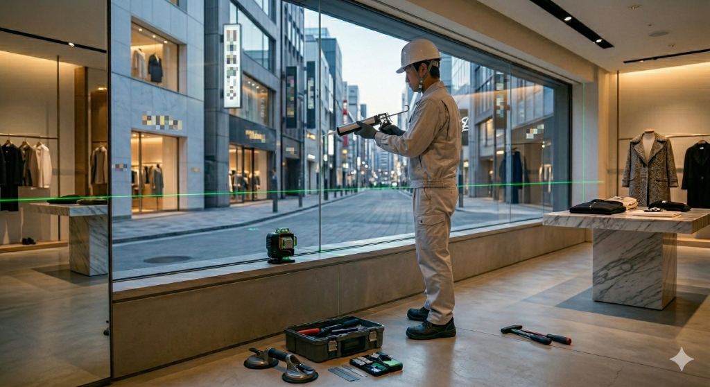 店舗ショーウィンドウの設計・施工